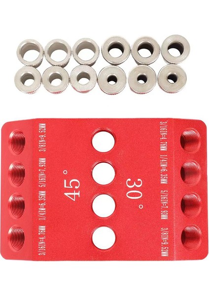 30 45 90 Derece Açılı Matkap Kılavuzu, Eğik/düz Delikler Için Matkap Kılavuzu Jig, 4 Boyut, Kablo Korkuluğu Için Matkap (Yurt Dışından)