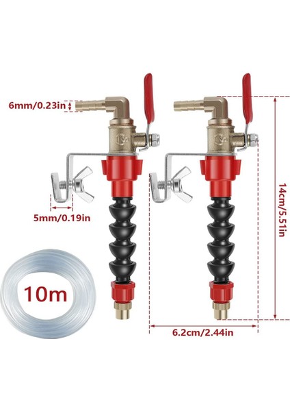 Kesme Makinesi Için Toz Sökücü Su Püskürtücü, Kesme Makinesi Sisleme Sistemi, Soğutucu Sisleme Toz Korumalı 10M Boru (Yurt Dışından) modelleri