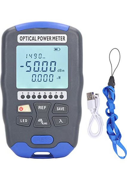 Optik Fiber Güç Ölçer, 10KM 10 Dalga Boyu Bakım Için Evrensel Optik Multimetre (DC70(-70-+10DBM)) (Yurt Dışından)