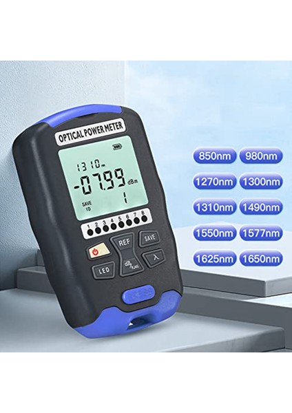 Optik Fiber Güç Ölçer, 10KM 10 Dalga Boyu Bakım Için Evrensel Optik Multimetre (DC70(-70-+10DBM)) (Yurt Dışından)