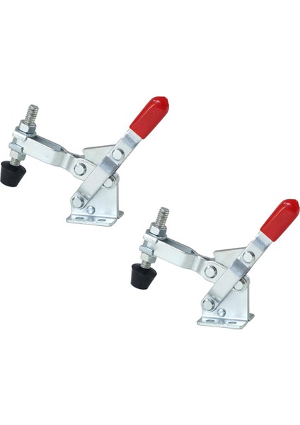 4pcs Dikey Hızlı Açılan Manivelalı Kelepçe 102B - 220 Tutma Kapasitesi W Kauçuk Basınç Ucu (Yurt Dışından)
