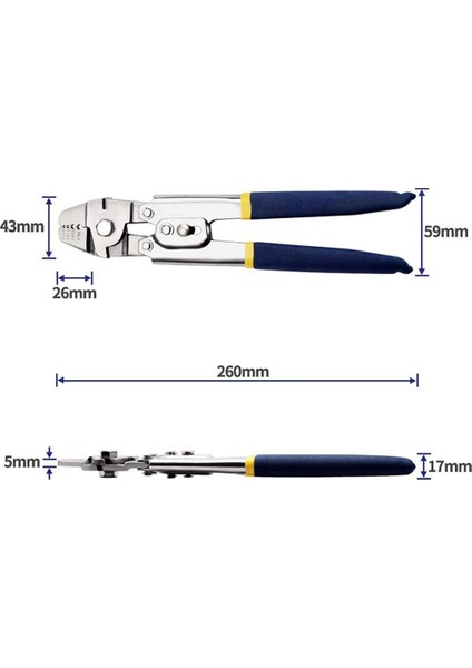 Paslanmaz Çelik Halat Sıkma Aleti, Sıkma Makinesi ve Sıkma Kol Kiti Için Kullanılır (Yurt Dışından) indirimleri