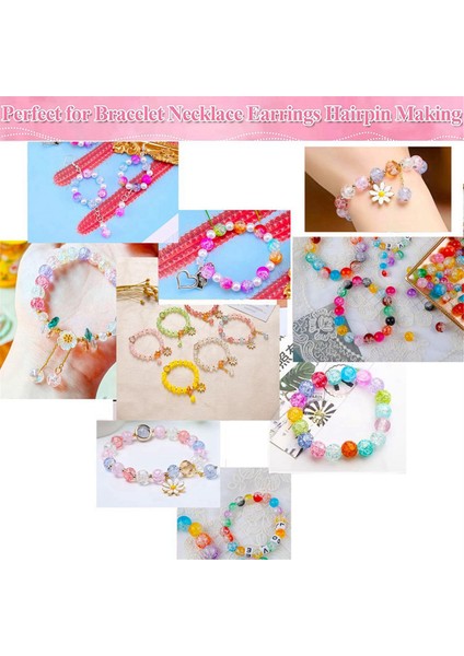 480 Adet Çatlaklı Cam Boncuk 8mm Kristal Boncuklar Cam Yuvarlak Boncuk Taş Top Boncuk Bilezik Boncuk Gevşek Ara Boncuk (Yurt Dışından) fiyatları