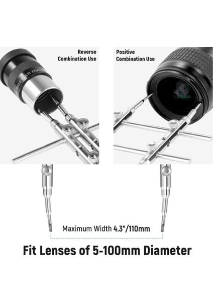 Lens Sucker ve Somun Anahtarı Seti, 7 Değiştirilebilir Vantuzlu ve Kavisli Uçlu Ic Pick-Up Vakum Emme Kalemi (Yurt Dışından)