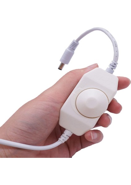 Adet DC12V-24V LED Şerit Işıklar Dimmer Anahtarı 2A Pwm Dimmer Denetleyici LED Dize Işıklar Için Inline Dimmer Anahtarı Siyah (Yurt Dışından)