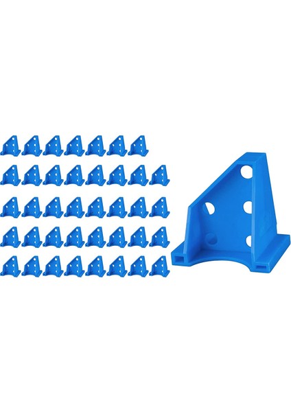 40PCS Döşeme Paspayı, 2'si 1 Arada Laminat Parke Paspayı, 1/2inç ve 1/4inç Boşluklu (Yurt Dışından)