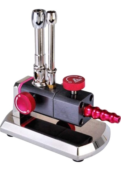 Şişelenmiş Bunsen Brülör Laboratuvar Araçları Propan Işıkları Lambası Için Çift Tüp Laboratuvarı Dönebilen Gaz Işığı (Yurt Dışından)