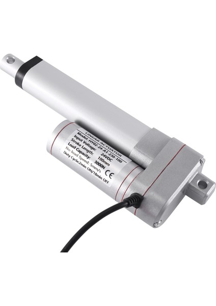 24V Dc Elektrikli Itme Çubuğu Motoru Mikro Tip Hidrolik Çubuk 3000N Teleskopik Çubuk Maksimum Itme 100MM Gümüş Beyaz (Yurt Dışından) fiyatları