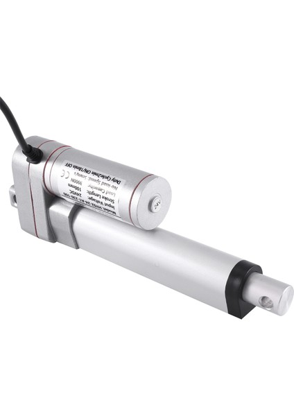 24V Dc Elektrikli Itme Çubuğu Motoru Mikro Tip Hidrolik Çubuk 3000N Teleskopik Çubuk Maksimum Itme 100MM Gümüş Beyaz (Yurt Dışından) indirimleri