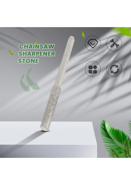 30 Parça Testere Bileyici Taş Çapak Taşlama Taş Dosyası, Parlatma Taşlama Aracı Taşlama Uçları, 5/32 Inç/4 mm (Yurt Dışından)