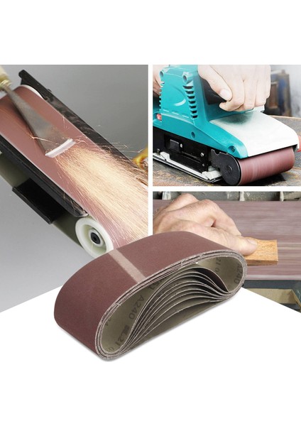 3 x 21 Inç Zımpara Kayışı | 240 Grit Alüminyum Oksit Zımpara Bandı | Portatif Bant Zımpara Makinası Için Premium Zımpara Kağıdı – 10 Paket (Yurt Dışından)