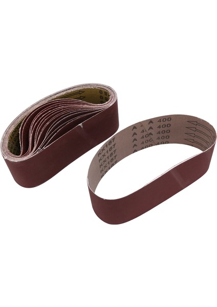 3X21 Inç (75X533MM) Alüminyum Oksit Zımpara Bandı 15 Paket Zımpara Bantları (80 120 180 240 400 Grit) Bant Zımpara Makinesi Için (Yurt Dışından) fiyatları