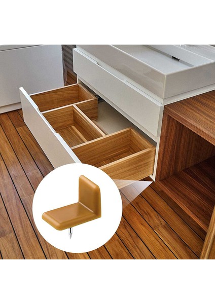 Plastik Çekmece Kızakları ve Kızakları Çekmece Durdurucuları, Çekmece Içi Şifonyer Tamiri Için Kaydırıcı Plastik, 30 Adet (Yurt Dışından) fırsatları