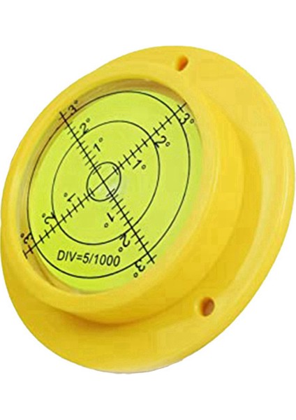 Yuvarlak Kabarcık Seviyesi, 90X17MM Yüksek Hassasiyetli Dairesel Su Terazisi, 3 Montaj Delikli, Ölçüm Aleti Aracı (Yurt Dışından)
