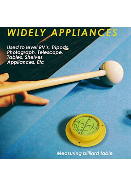 Yuvarlak Kabarcık Seviyesi, 90X17MM Yüksek Hassasiyetli Dairesel Su Terazisi, 3 Montaj Delikli, Ölçüm Aleti Aracı (Yurt Dışından) modelleri
