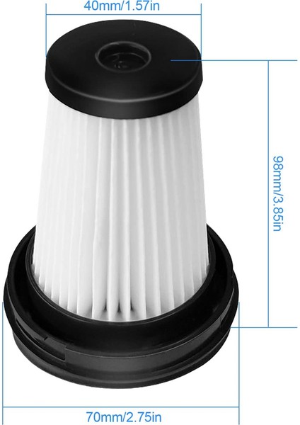 VCH9629 VCH9630 VCH9631 VCH9632 Için 6pcs Filtre - Robot Süpürge Parçaları - Ev Değiştirme (Yurt Dışından) modelleri