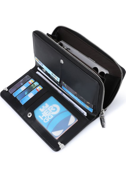 Pu Deri Uzun Cüzdan Çoklu Kart Yuvası Depolama Koruma Debriyaj Çantası Kadınlar Billfold (Yurt Dışından) fiyatları