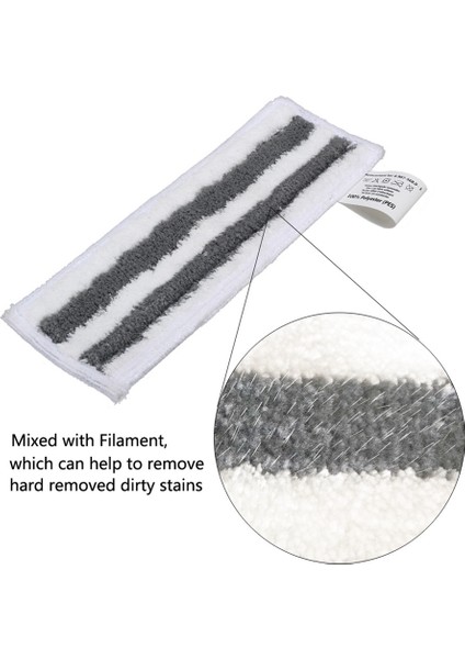 Aksesuarlar Için, Easyfix Sc2 Sc3 Sc4 Sc5 Buharlı Temizleyici Mikrofiber Zemin Giysileri Için Paspas Bezi (Yurt Dışından)