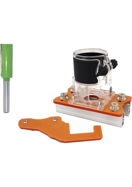 3 Parçalı Set 65MM Edger 2'si 1 Arada Kanal Açma Braketi Kanal Açma Plakası Aracı Için Uygundur (Yurt Dışından)