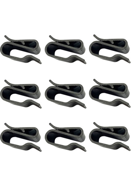 100 Adet Güneş Fotovoltaik Panel Tel Klipleri Pv Kablo Kelepçesi Güneş Çerçeve Braketi Aralığı ile 1.0mm-3.2mm Siyah (Yurt Dışından)