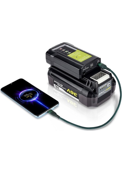 36-40V Pil Için Usb'li 3WADAPTER Işık LUB40V Şarj Cihazı Aşırı Şarj Koruması, Dc Acil Durum Işıkları Abd Tak (Yurt Dışından) fiyatları