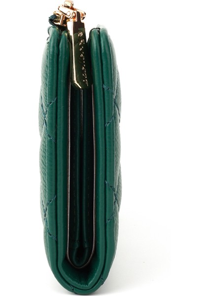 Kadın Fermuar Para Çantası Dikişli Eşkenar Dörtgen Pu Deri Iki Katlı Kısa Cüzdan (Yurt Dışından) modelleri