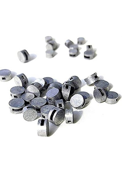 100 Adet Yuvarlak Kurşun Mühürler Fasulye 8mm Çap, 100 Adet Çelik Tel, 1 Adet Kırmızı Plastik Kaplamalı Saplı Sızdırmazlık Crimper (Yurt Dışından)