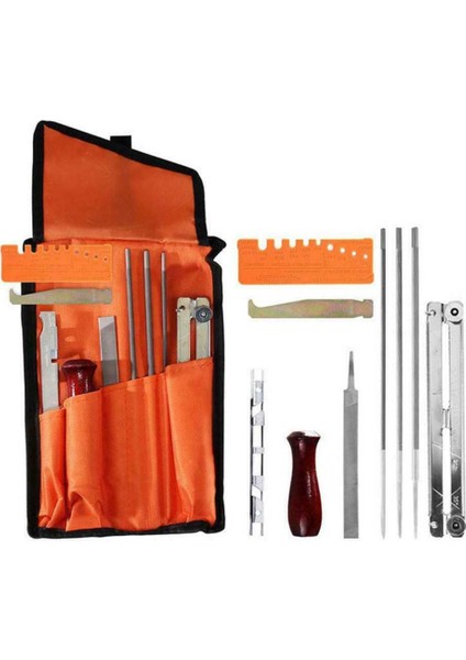 Evrensel Testere Tarla Bileme Seti, Testere Zinciri Bileyici Yuvarlak Eğeler, Düz Eğe, Sap, Eğeleme Kılavuzu (Yurt Dışından) modelleri