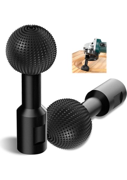 Bilyalı Kesici Ahşap Oyma, 14MM Ahşap Şekillendirici Top, Bilyalı Keski Dosya Taşlama Kafaları 115/125MM Açılı Taşlama Için Uygundur (Yurt Dışından) indirimleri