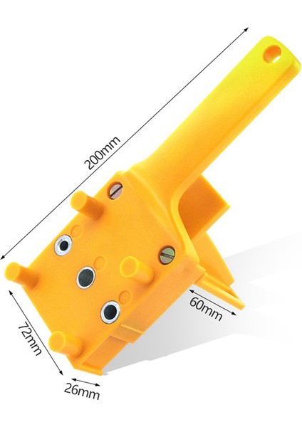 Ağaç Işleme Düz Delik Zımba 6-10MM Abs Plastik El Tahta Zımba Ağaç Işleme Bulucu (Yurt Dışından)