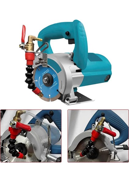 Kesme Makinesi Için Toz Sökücü Su Püskürtücü, Kesme Makinesi Sisleme Sistemi, Soğutucu Sisleme Toz Korumalı 5m Boru (Yurt Dışından) indirimleri