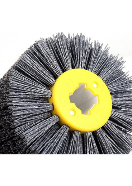 Aşındırıcı Naylon Çizim Tekerleği Parlatma Parlatma Fırçası 120MM x 100MM Düz ve Düzensiz Ahşap, Taş, Kum: 180 (Yurt Dışından)
