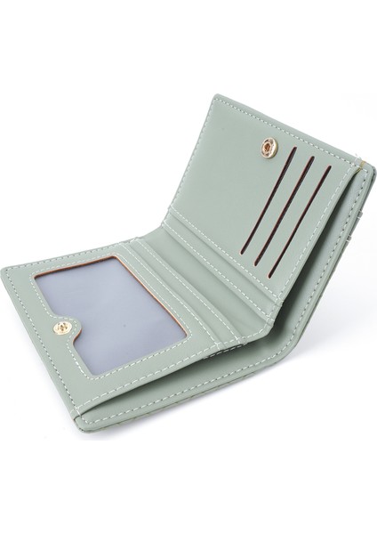 Dokuma Doku Pu Deri Iki Kısa Kısa Cüzdan Ultra Ince Kart Çantası (Yurt Dışından) fiyatları