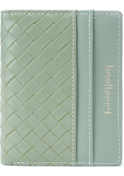 Dokuma Doku Pu Deri Iki Kısa Kısa Cüzdan Ultra Ince Kart Çantası (Yurt Dışından) fırsatları