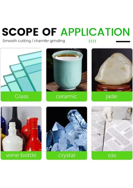 Cam Kesme Diski, Açı Öğütücü Için Testere Bıçağı Tekerleği Cam Seramik Kesme, 4 Inç Ultra-Ince Elmas Testere Bıçağı Tekerleği B (Yurt Dışından) modelleri