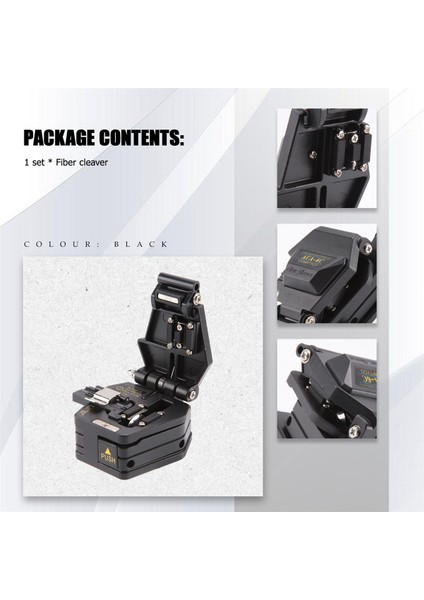 Fiber Cleaver -6c Kablo Kesme Bıçağı Fttt Fiber Optik Bıçak Araçları Kesici Yüksek Hassasiyetli Cleavers 16 Yüzey Bıçağı (Yurt Dışından) indirimleri