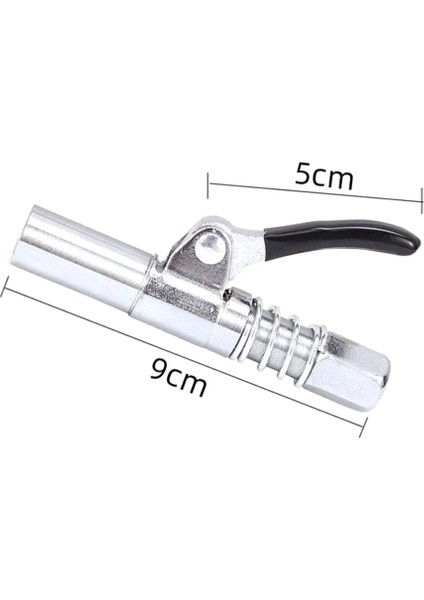 Gresörlüğü Bağlayıcı Manuel Gres Pompası Kafası Şırınga Memesi Yağ Dolum Aracı Gresörlüğü Bağlantı Parçaları 30CM Hortum ile (Yurt Dışından)