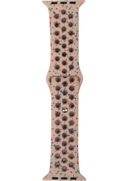 Watch 38MM Krd-02 Yeni Seri Suya Dayanıklı Delikli Renkli Silikon Kordon