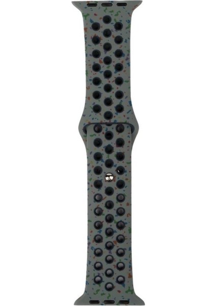 Watch Ultra 49MM Krd-02 Yeni Seri Suya Dayanıklı Delikli Renkli Silikon Kordon