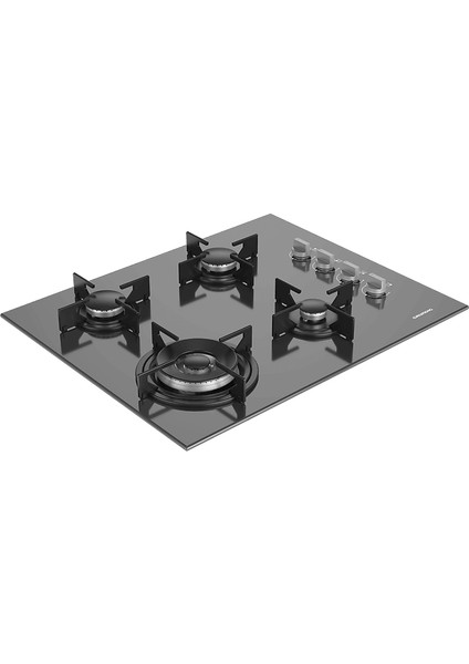 Gıgl 622410 gr Woklu Ankastre Cam Ocak Gri