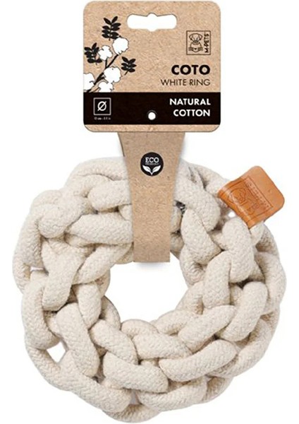 Coto White Ring Örgü Halka Oyuncak 13CM
