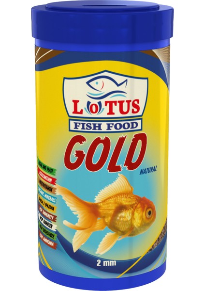 Gold Natural Granül 1000 ml Tropical Mix Flakes Pul 100 ml Balık Yemi