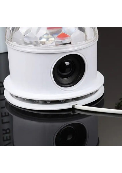 LED Kristal 10WATT Bluetooth Hoparlörlü Gece Lambası LED Işıklı Atmosfer Gece Lambası Disko Lambası indirimleri
