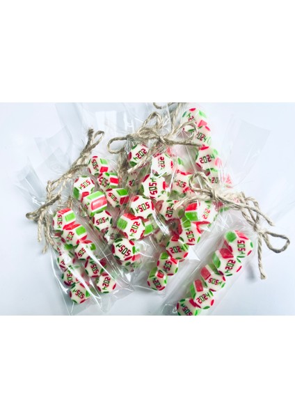 2024 Desenli Özel Yılbaşı Parmak Şeker 50 Adet fiyatları