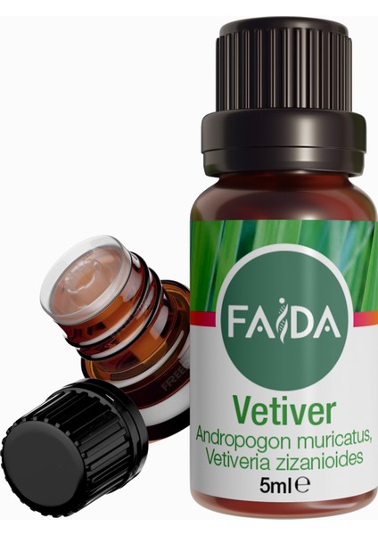 Vetiver Yağı-Andropogon Muricatus- Vetiveria Zizanioides- 5 ml