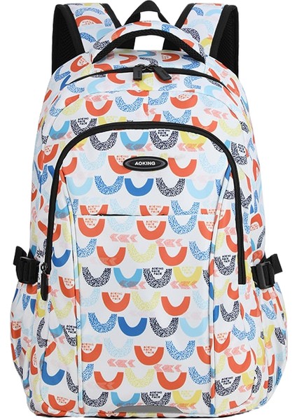 Baırang Rahat Açık Sırt Çantası Su Geçirmez Seyahat Bilgisayar Çantası Lise Ortaokul Öğrenci Çantası (Yurt Dışından)