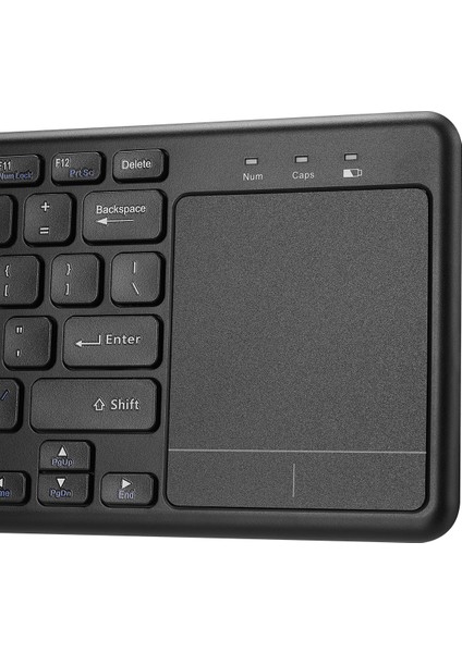 EKW-155 Siyah Toucpad Mouse Us Layout + Kablosuz Klavye