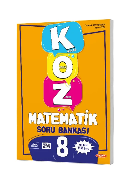 Kurmay Yayınları 8.Sınıf Matematik Koz Soru Bankası