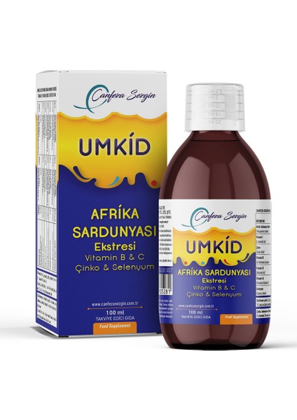 Umkid Afrika Sardunyası Ekstresi Vitamin B & C Çinko & Selenyum