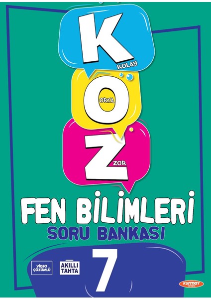 Kurmay Yayınları 7.Sınıf Koz Fen Bilimleri Soru Bankası